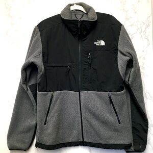 The North Face Jacket Gray Black Performance Active Fleece Cozy Warm